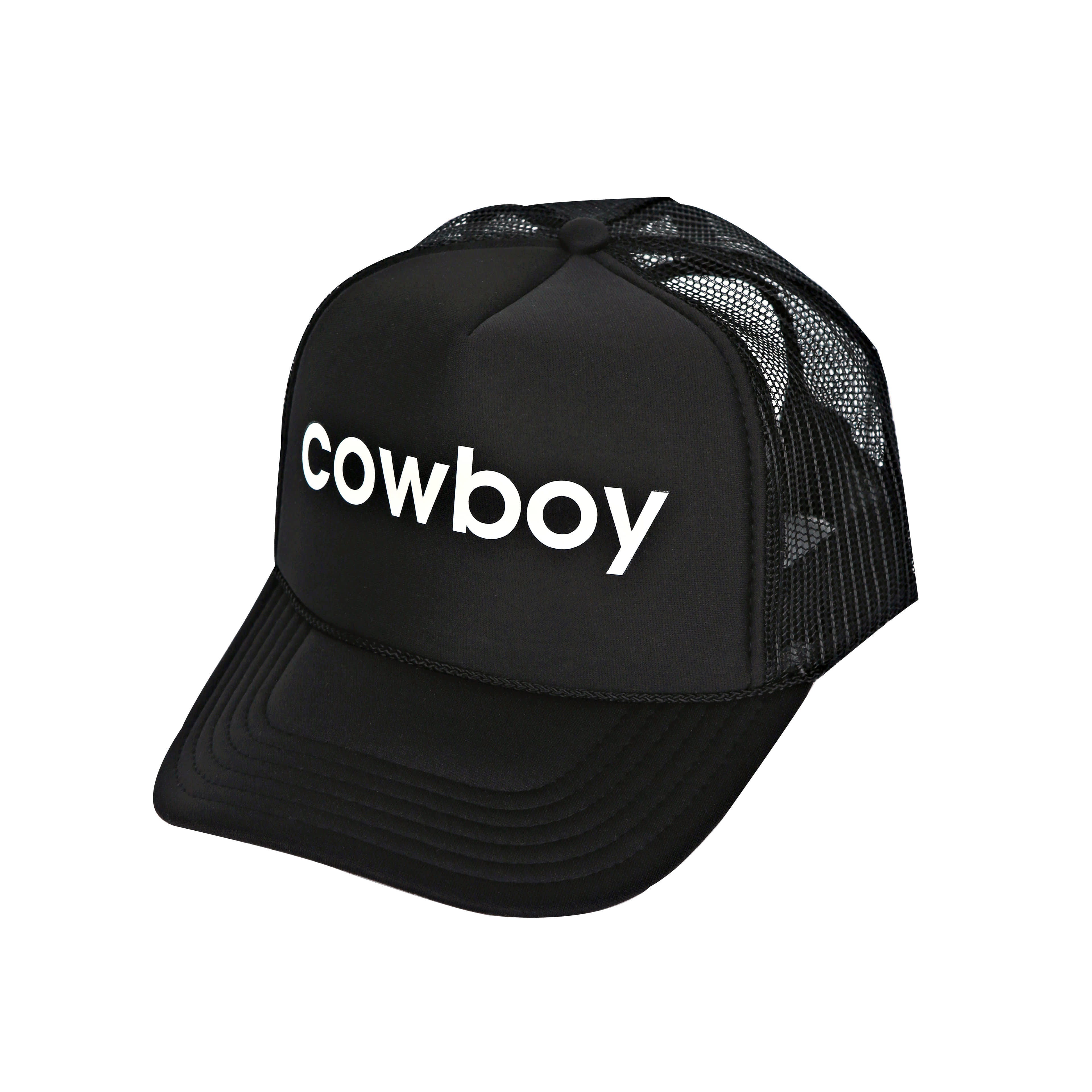 [SOLD OUT] COWBOY MESH CAP (BLACK)