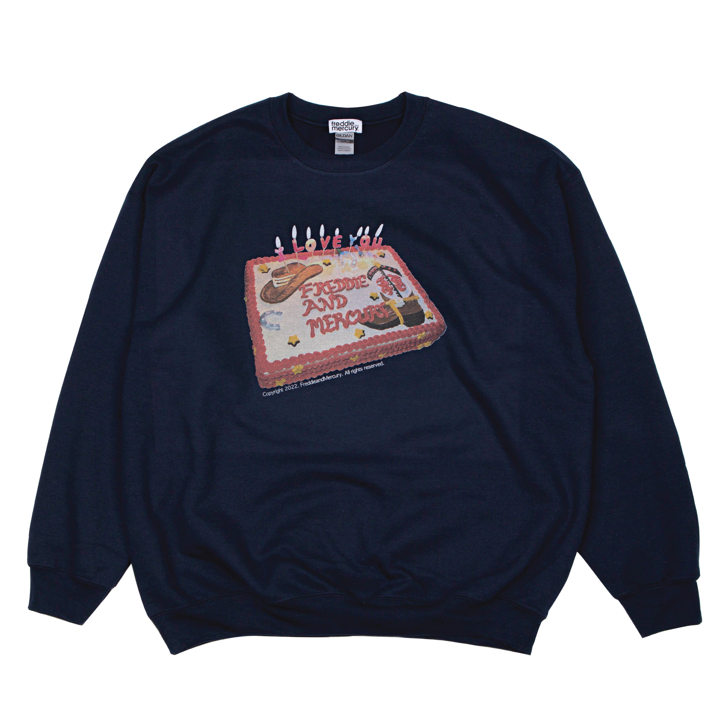[SOLD OUT] CAKE SWEATSHIRT (NAVY)
